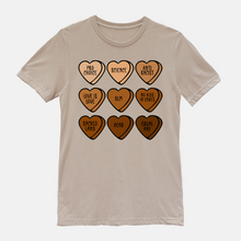 Load image into Gallery viewer, Natural Conversation Hearts Tee
